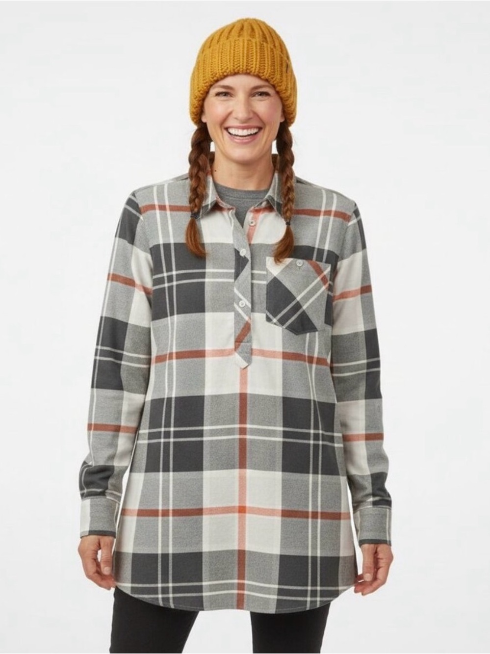 PATAGONIA Featherstone Plaid Tunic